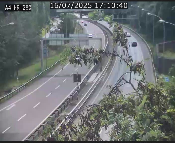 Webcam traffic A4 Luxembourg - BK 0.2 - P+R Bouillon (direction Luxembourg)