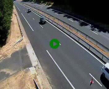 Caméra autoroute A75 à hauteur du col des Issartets en direction de Montpellier
