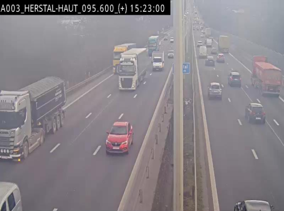 Webcam autoroute Belgique - Herstal - E40 direction Aix-la-Chapelle - BK 97