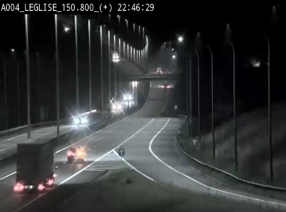 Caméra autoroute Belgique - Côte de Léglise, E411(A4) direction Luxembourg