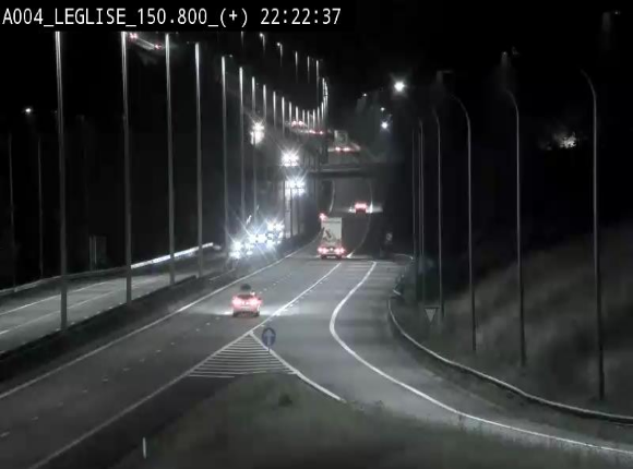 Caméra autoroute Belgique - Côte de Léglise, E411(A4) direction Luxembourg