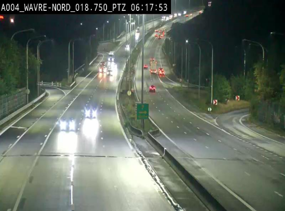Webcam traffic E411(A4) - BK 18.7 - Bierges (Wavre Nord)
