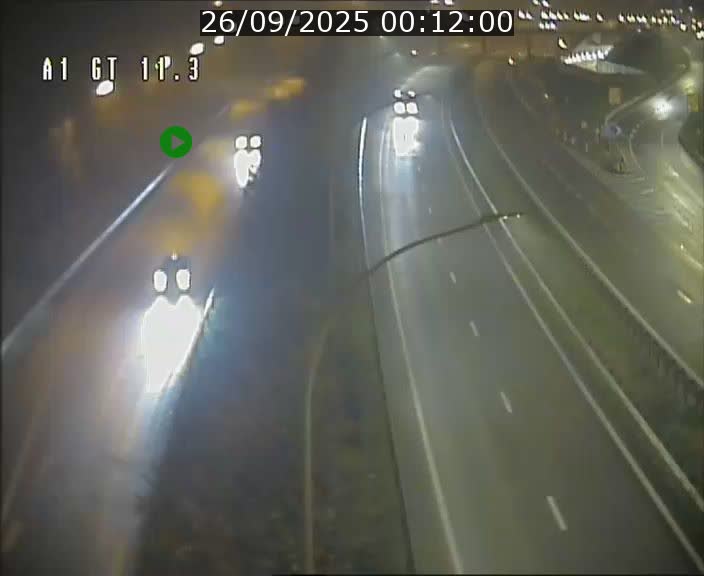 Traffic live webcam Luxembourg Senningerberg - A1 direction Allemagne - BK 11.3