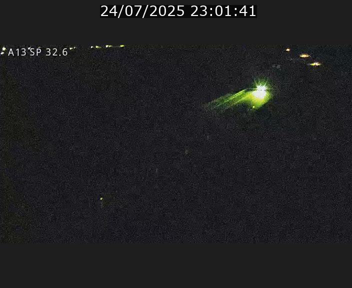 Webcam info trafic A13 à hauteur de Mondorf-les-bains. Vue orientée vers Altwies
