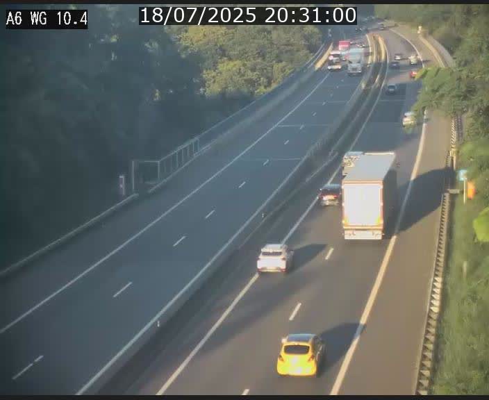 Traffic live webcam Luxembourg Mamer - A6 - BK 10.4 - direction Luxembourg/France/Allemagne