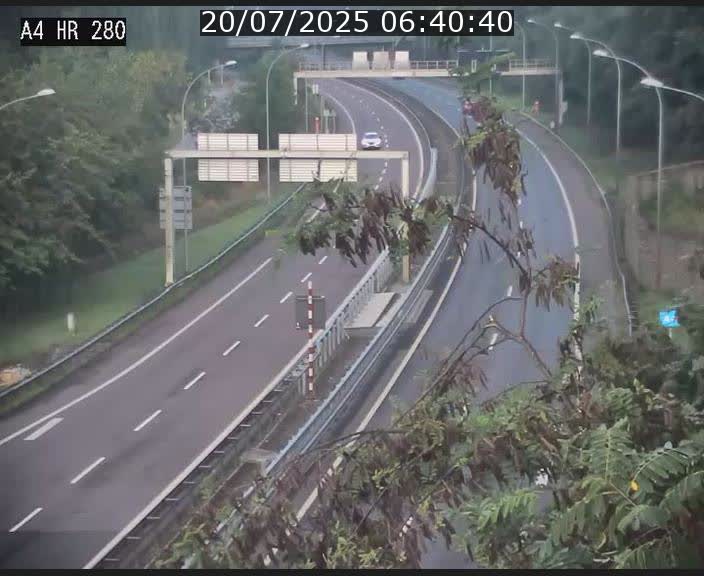 Webcam traffic A4 Luxembourg - BK 0.2 - P+R Bouillon (direction Luxembourg)