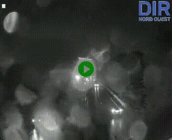Webcam sur le périphérique de Caen (N814) à l'est de la ville, à Mondeville hauteur de la sortie 2, Presqu'île-Rives de l'Orne, au bout de l'autoroute A13