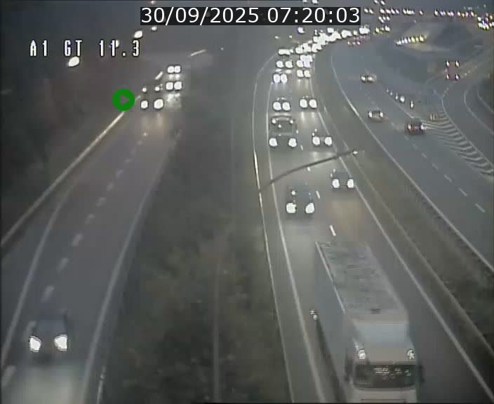 Traffic live webcam Luxembourg Senningerberg - A1 direction Allemagne - BK 11.3