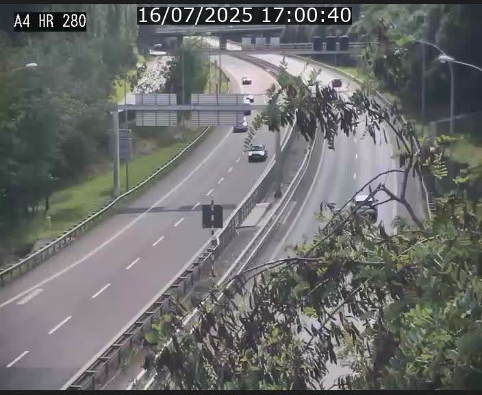 Webcam traffic A4 Luxembourg - BK 0.2 - P+R Bouillon (direction Luxembourg)