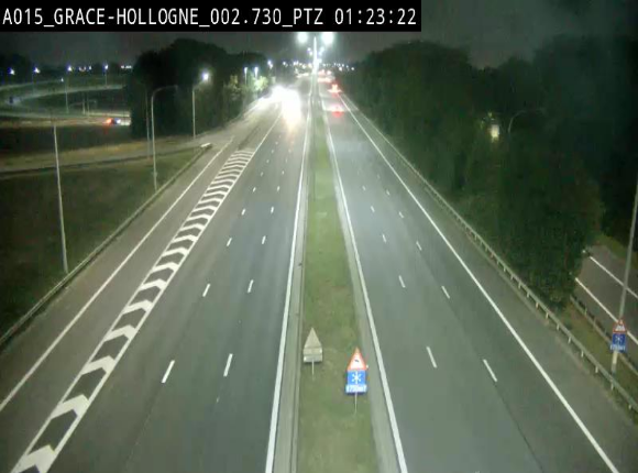 Caméra trafic Belgique - Grâce-Hollogne - E42, jonction avec A604, direction Loncin/Aéroport de Liège -  BK 3.2
