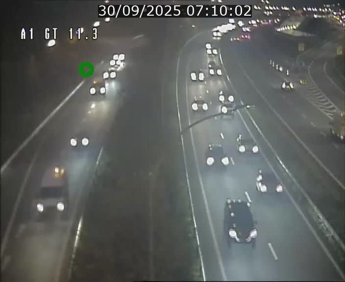 Traffic live webcam Luxembourg Senningerberg - A1 direction Allemagne - BK 11.3