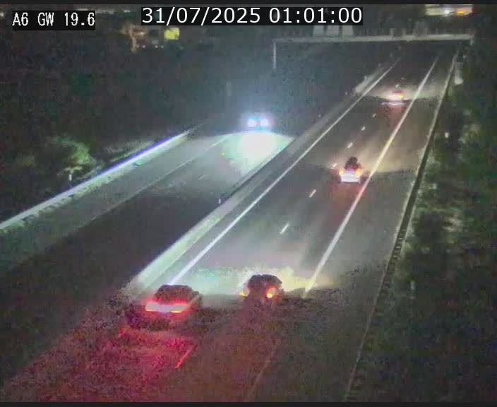 Traffic live webcam Luxembourg - Steinfort - A6 - BK 19.6 - direction Belgique