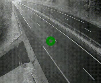 Caméra autoroute A75 à hauteur du col des Issartets en direction de Montpellier