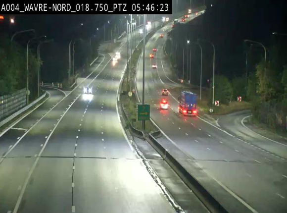 Webcam traffic E411(A4) - BK 18.7 - Bierges (Wavre Nord)