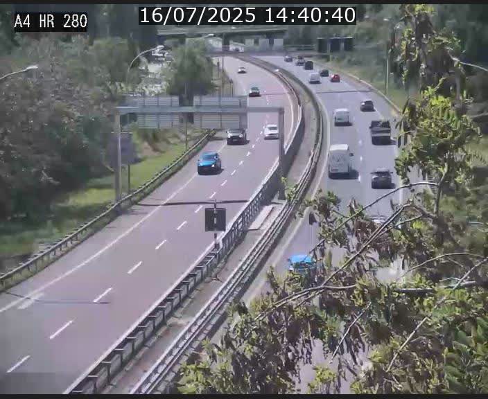Webcam traffic A4 Luxembourg - BK 0.2 - P+R Bouillon (direction Luxembourg)