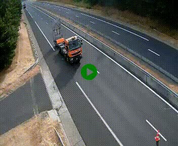 Caméra autoroute A75 à hauteur du col des Issartets en direction de Montpellier