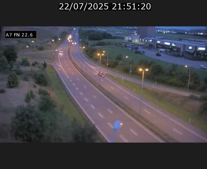 Caméra trafic Luxembourg - A7, Colmar-berg direction Mersch