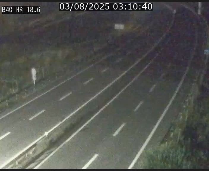 Webcam sur la route de liaison entre Micheville et Esch-Belval à la frontière entre le Luxembourg et la France. Vue orientée vers la Lorraine.