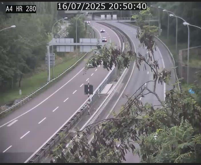 Webcam traffic A4 Luxembourg - BK 0.2 - P+R Bouillon (direction Luxembourg)