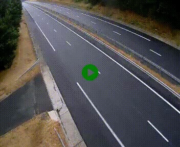 Caméra autoroute A75 à hauteur du col des Issartets en direction de Montpellier