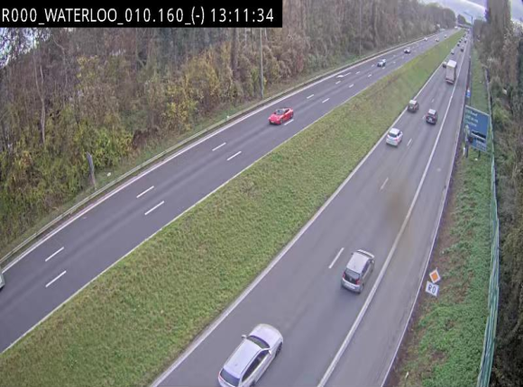 Webcam autoroute Belgique - Waterloo - R0 (ring de Bruxelles) - BK 12.3