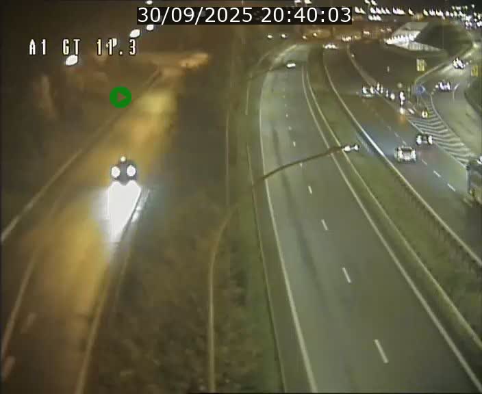 Traffic live webcam Luxembourg Senningerberg - A1 direction Allemagne - BK 11.3