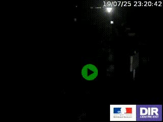 Webcam routière sur la RN7 à hauteur de Toulon-sur-Allier, entre Moulins et Vichy