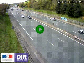 Webcam routière à Saint-Etienne-Terrenoire sur la RN88 avant la jonction entre l'A72 et le Boulevard Périphérique de Saint-Etienne