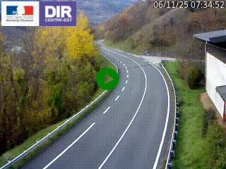 Caméra trafic sur la N90 à Bourg-Saint-Maurice, en provenance d'Aoste et en direction d'Albertville