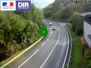 Caméra trafic sur la N90 à Bourg-Saint-Maurice, en provenance d'Aoste et en direction d'Albertville