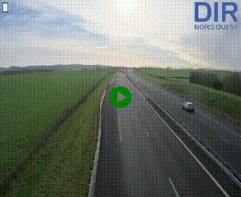 Webcam sur A84 à hauteur de l'échangeur de Poilley avec la N175, au sud d'Avranches