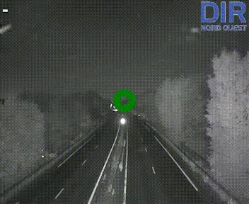 Webcam sur le périphérique de Caen (N814) à l'est de la ville, à Mondeville hauteur de la sortie 2, Presqu'île-Rives de l'Orne, au bout de l'autoroute A13