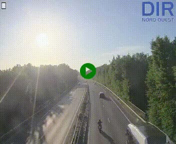 Webcam sur le périphérique de Caen (N814) à l'est de la ville, à Mondeville hauteur de la sortie 2, Presqu'île-Rives de l'Orne, au bout de l'autoroute A13