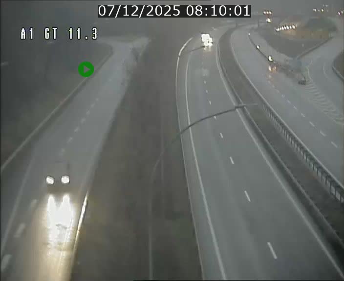 Traffic live webcam Luxembourg Senningerberg - A1 direction Allemagne - BK 11.3