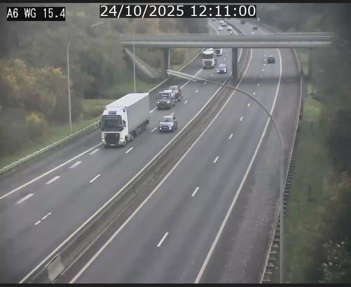 Traffic live webcam Luxembourg Capellen - A6 - BK 15.4 - direction Luxembourg/France/Allemagne