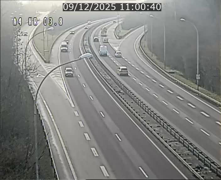 Webcam traffic A4 Luxembourg - BK 3.8 - Leudelange (direction Esch sur Alzette)