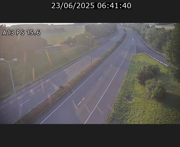 Traffic live webcam Luxembourg Kayl - A13 direction Dudelange - BK 15.6