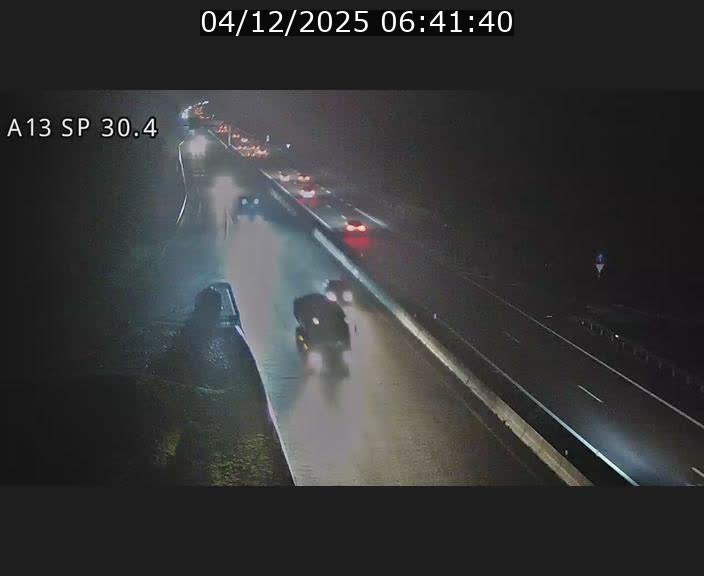 Traffic live webcam Luxembourg Altwies - A13 direction Luxembourg-ville - BK 30.4
