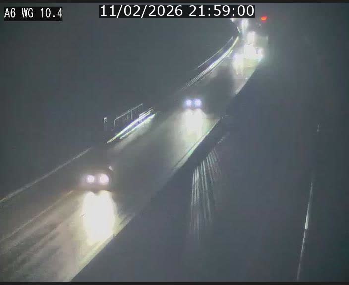 Traffic live webcam Luxembourg Mamer - A6 - BK 10.4 - direction Luxembourg/France/Allemagne