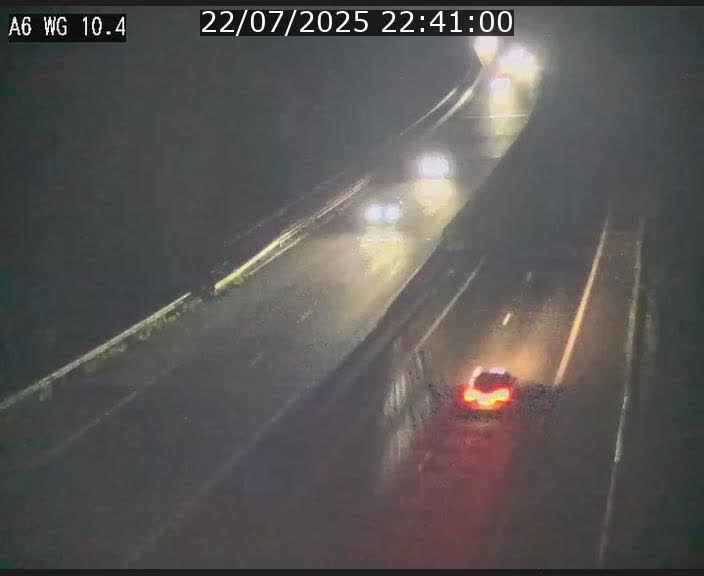 Traffic live webcam Luxembourg Mamer - A6 - BK 10.4 - direction Luxembourg/France/Allemagne