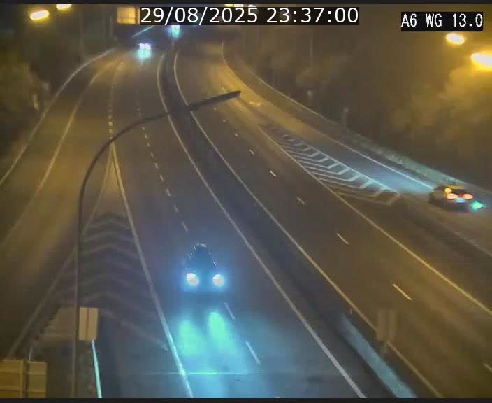 Traffic live webcam Luxembourg Mamer - A6 - BK 13 - direction Luxembourg/France/Allemagne