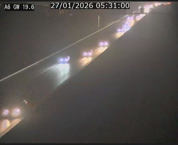 Traffic live webcam Luxembourg - Steinfort - A6 - BK 19.6 - direction Belgique