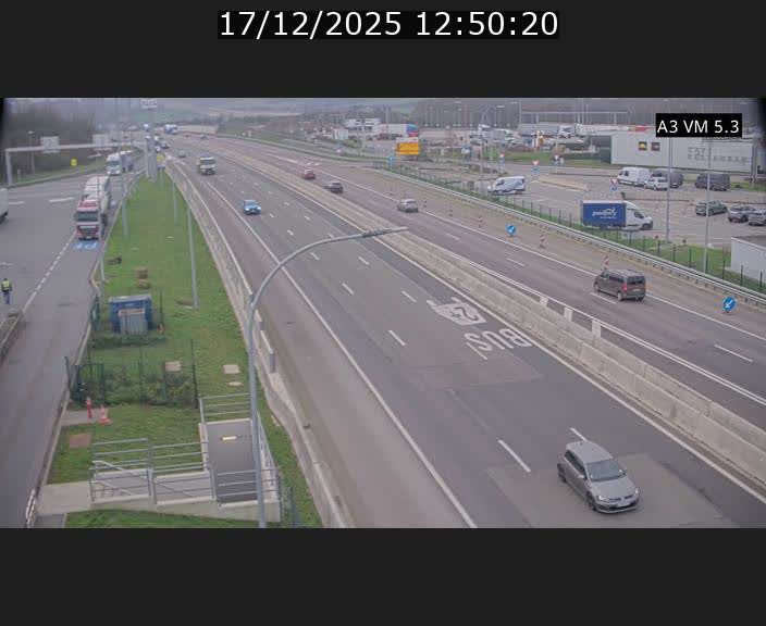 Traffic live webcam Luxembourg Aire de Berchem - A3 - BK 5 - direction France