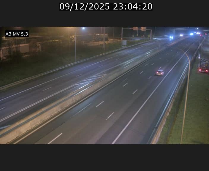 Webcam à l'Aire de Berchem au Luxembourg sur l'A3. Vue orientée vers la France