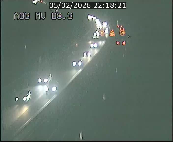 Webcam Autoroute après la Croix de Bettembourg en direction de Luxembourg sur l'A3