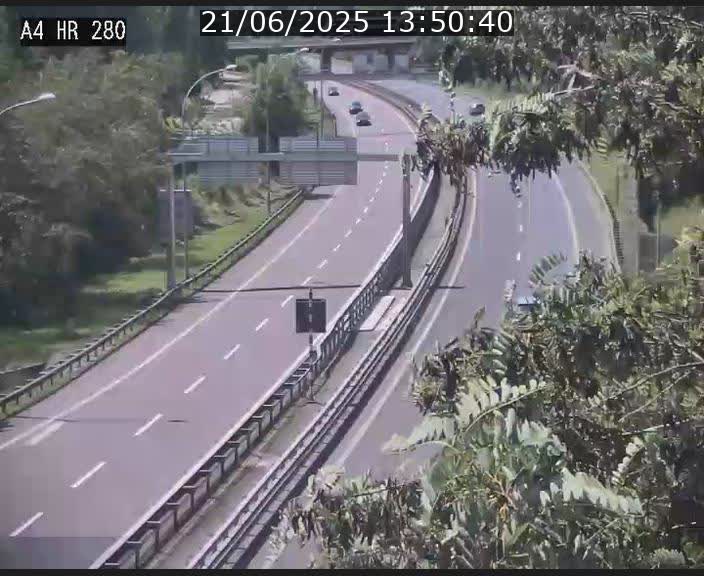 Webcam traffic A4 Luxembourg - BK 0.2 - P+R Bouillon (direction Luxembourg)