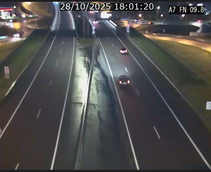 Caméra trafic Luxembourg - A7, Tunnel Gousselerbierg, sortie sud, direction rond-point Lorentzweiler (BK 9.9)