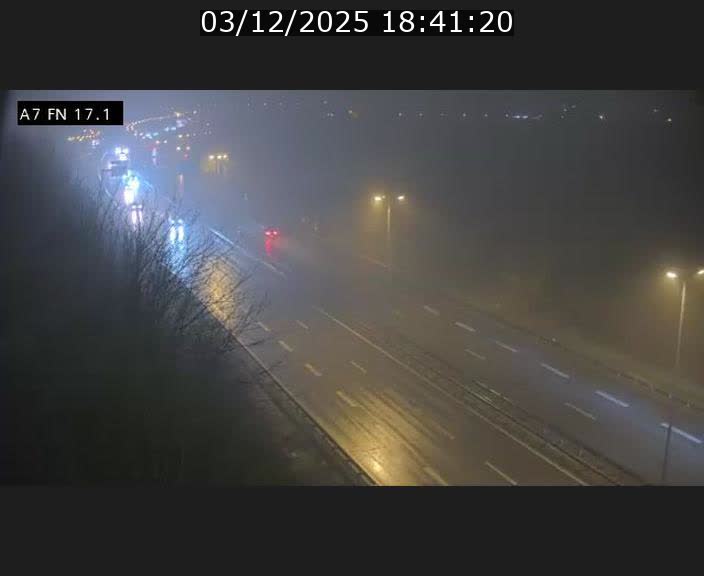 Caméra trafic Luxembourg - A7, Merscherbierg direction Mersch