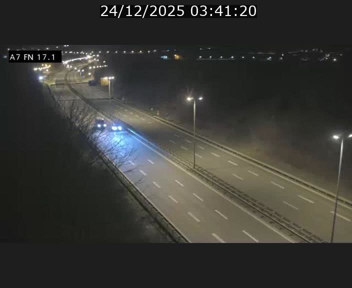 Caméra trafic Luxembourg - A7, Merscherbierg direction Mersch
