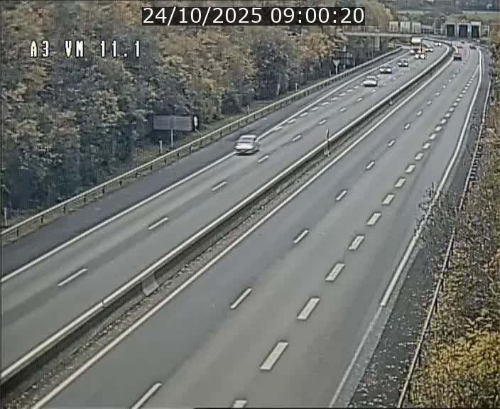 Webcam à la frontière franco-luxembourgeoise, avant la Croix de Bettembourg - BK 11.1 - direction Luxembourg-ville